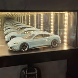 Infinite Mirror Garage Key Holder with LED Light