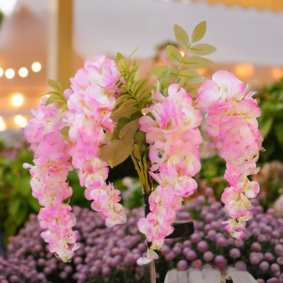 Solar Powered Wisteria Flower Garden Lamp Outdoor & Pond Lighting product image 6