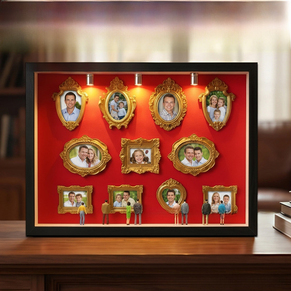 DIY Mini Museum Silhouette Shadow Box Kit
