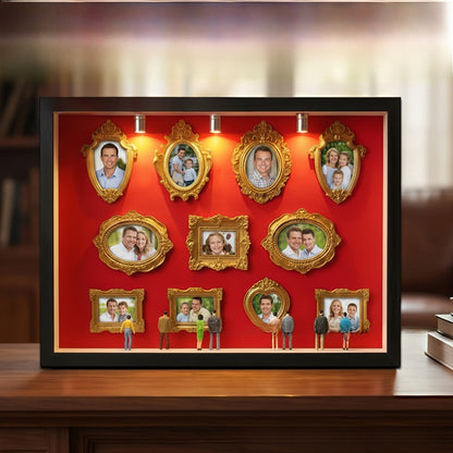 DIY Mini Museum Silhouette Shadow Box Kit