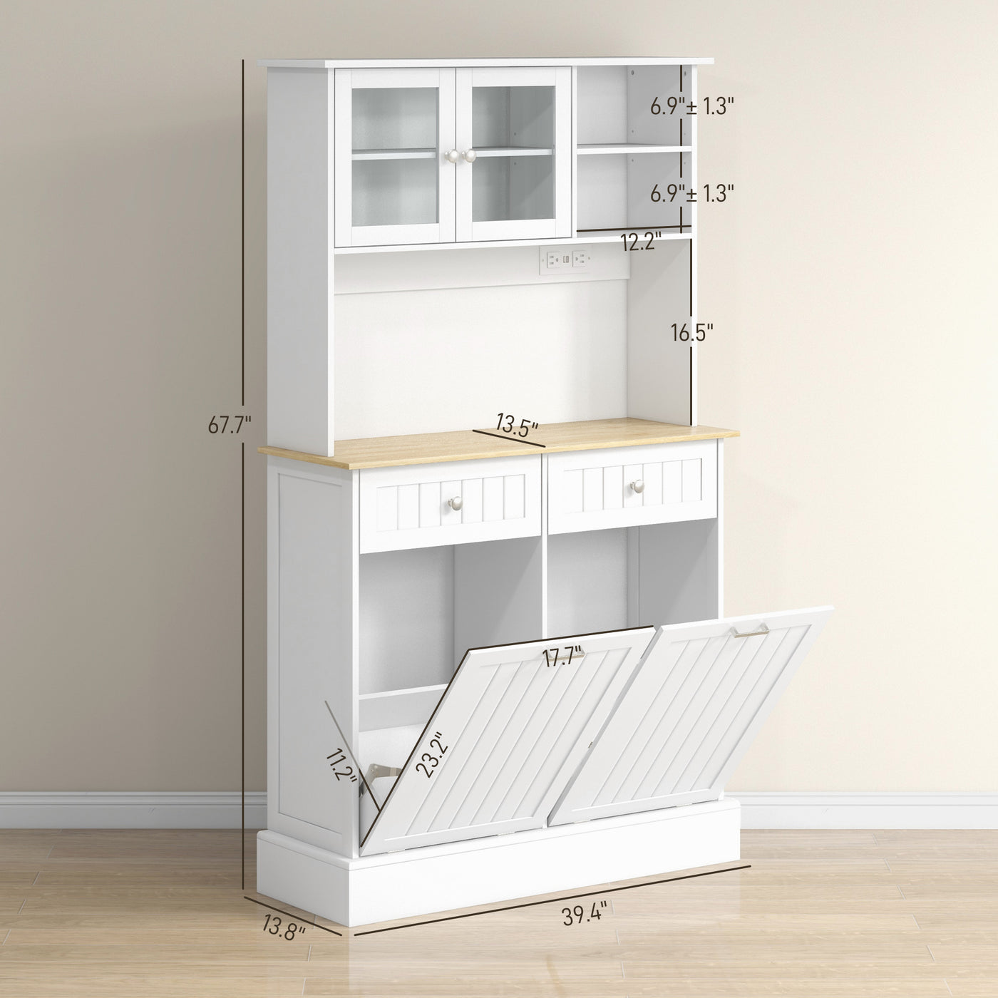 Kitchen pantry cabinet dimensions