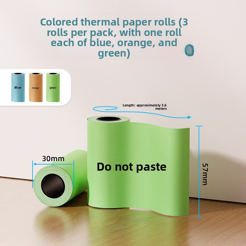 Portable Wireless Bluetooth Thermal Printer for Photo and Label Printing