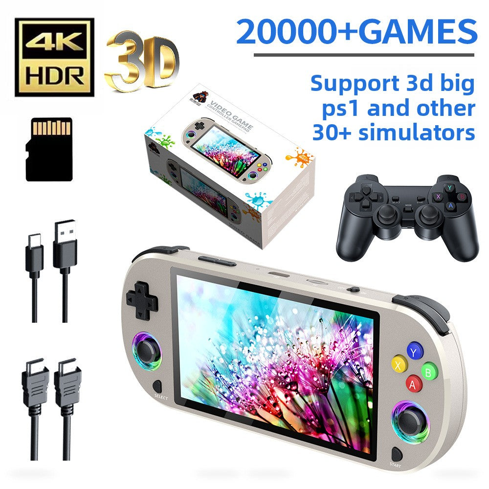 Portable Retro Game Console with Dual Joystick