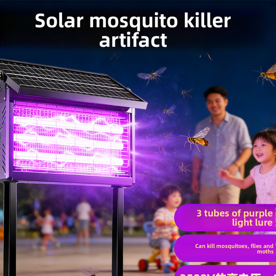 Solar-powered mosquito killer lamp Pest & Animal Control product image 1