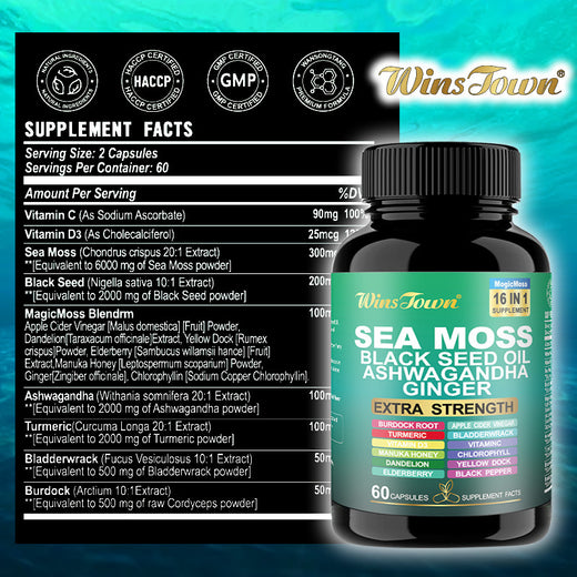 Sea Moss Dietary Supplement Capsules product image 3