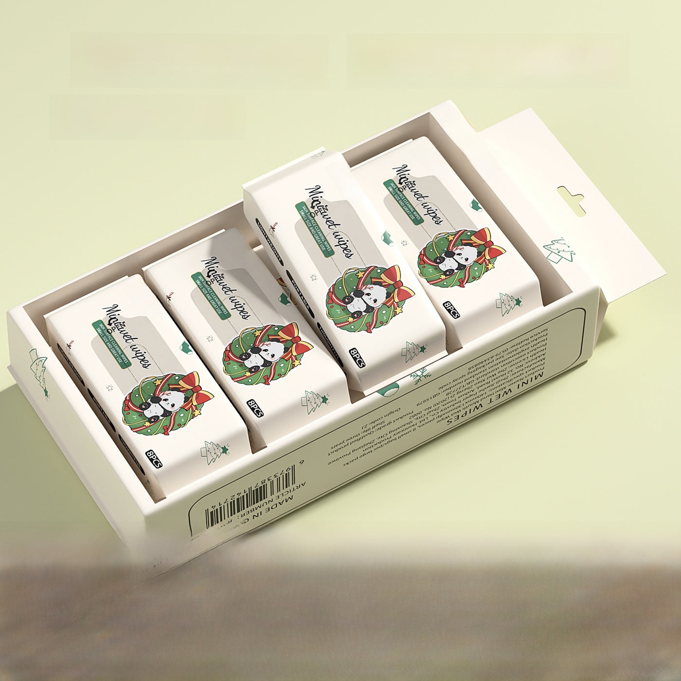 Mini Wet Wipes for Hand and Face Cleaning
