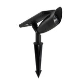 Solar Powered Outdoor Garden Spotlight with Ground Stake