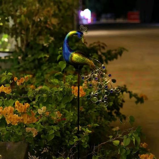 Solar Powered Peacock String Lights Garden & Outdoor product image 2