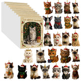 Cat Lovers Christmas Tree Decoration Acrylic Pendant