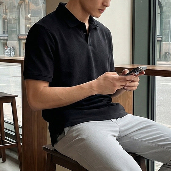 Mens Cotton Blend Short Sleeve Polo Shirt Clothing & Accessories product image 3