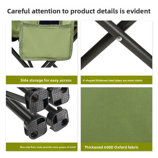 Adjustable Reclining Folding Camping Chair