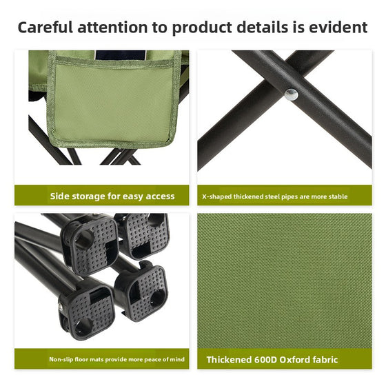 Adjustable Reclining Folding Camping Chair Camping Furniture & Gear product image 3