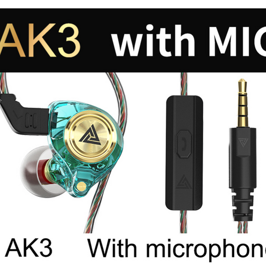 Wired In-Ear Headphones with Microphone