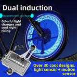 Solar Powered LED Bicycle Wheel Light