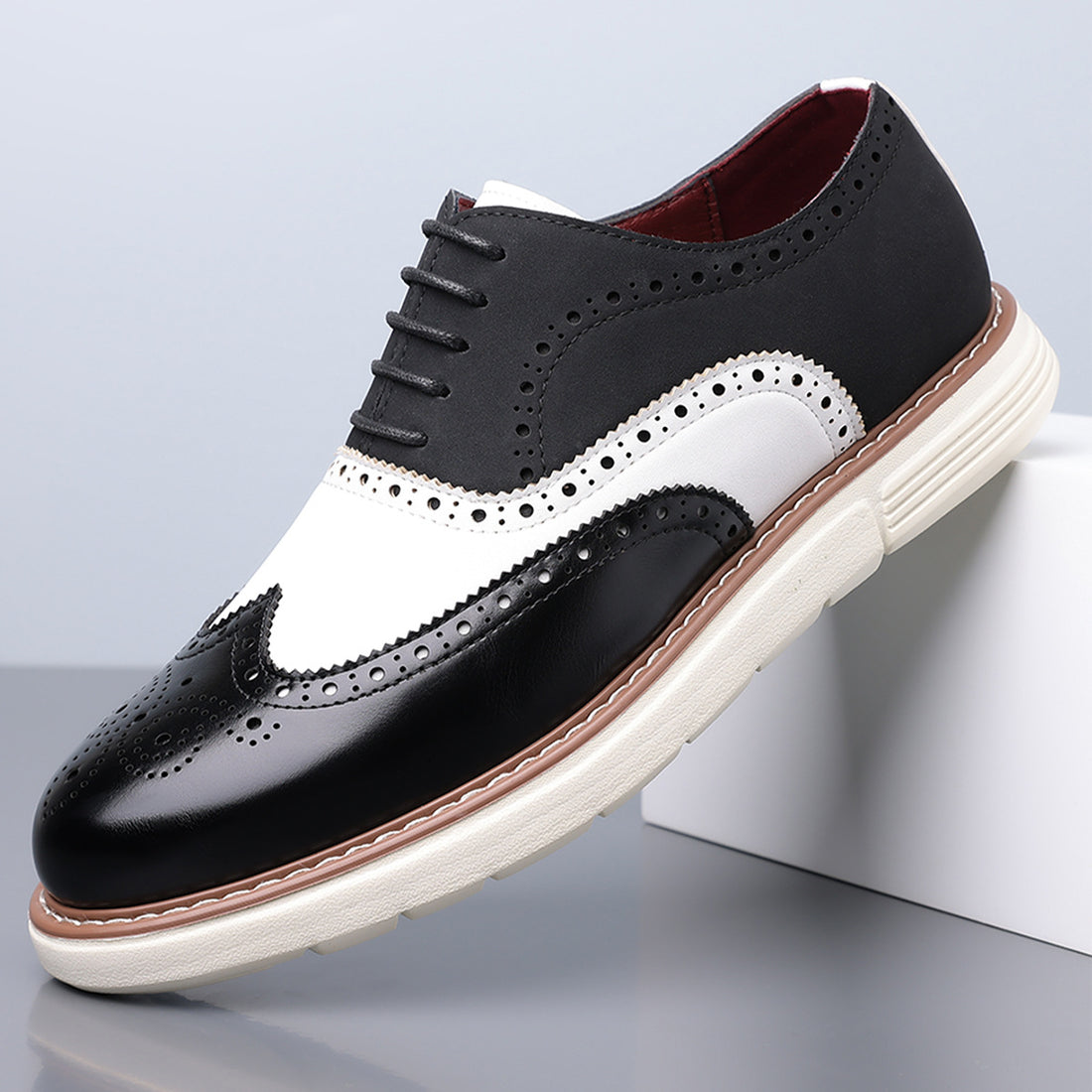 British-style business leather shoes