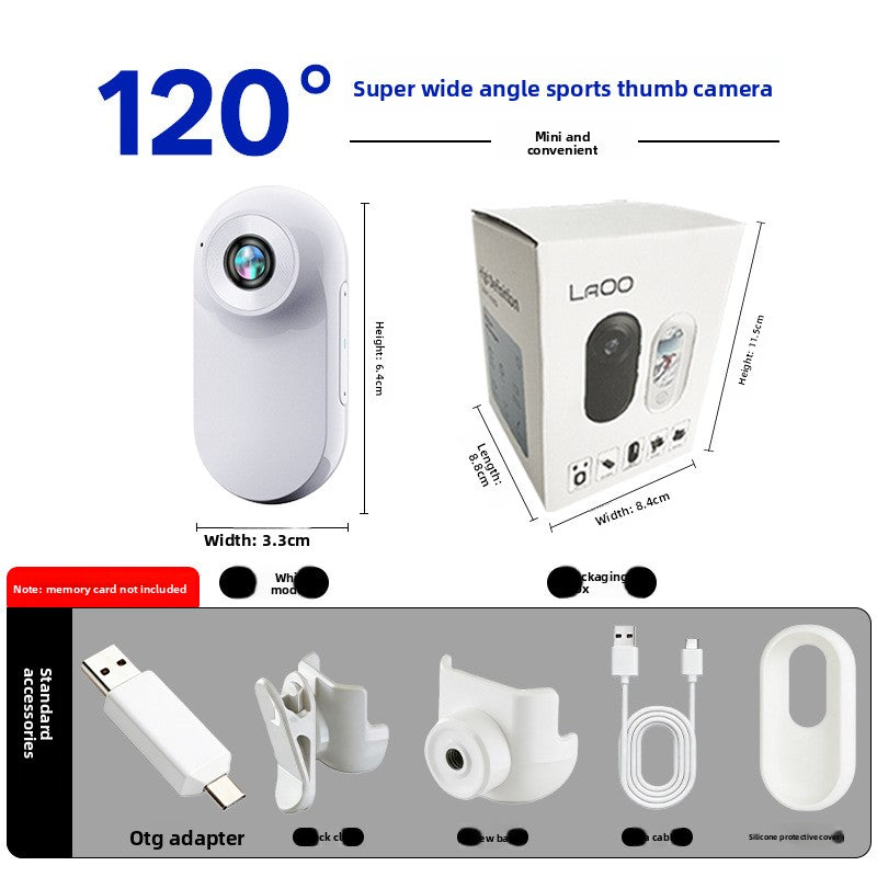 HD Thumb Action Camera with Anti-Shake