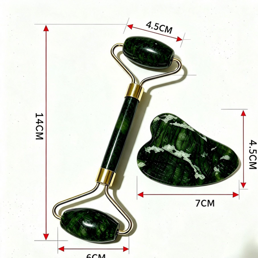 Jade Roller Scraper Dual Head Facial Massage Tool product image 1