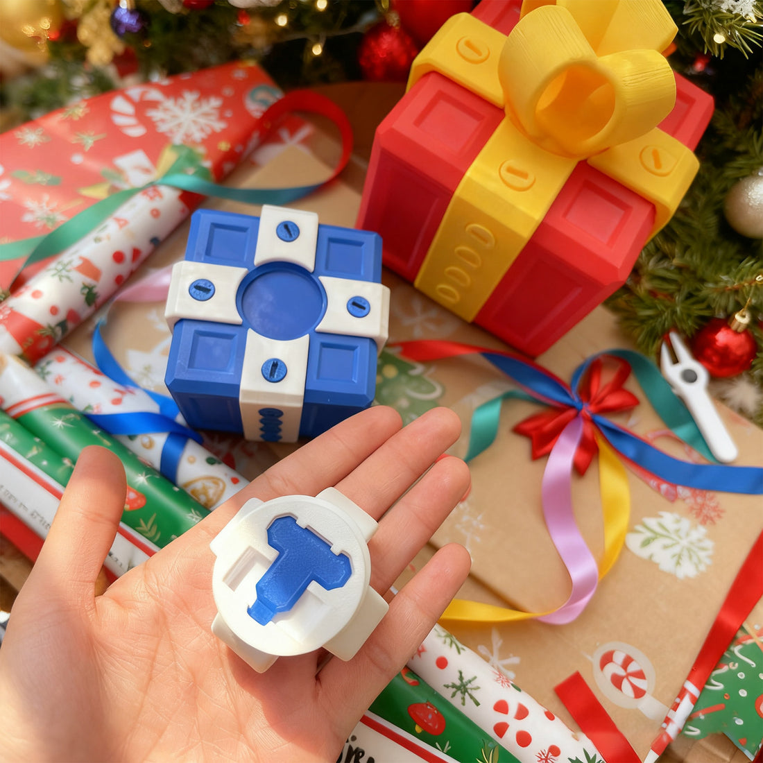 3D Printed Annoying Gift Box in Many Color Styles, additional photo 1