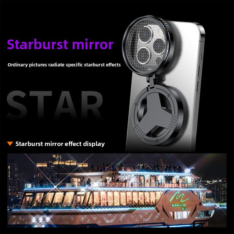 Magnetic polarizing filter lens