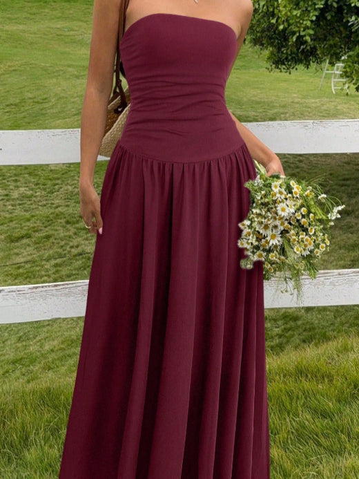 Sleeveless Slim Fit Ruched Dress