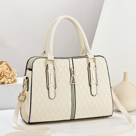 Color-Blocking Women Handbag Large Tote