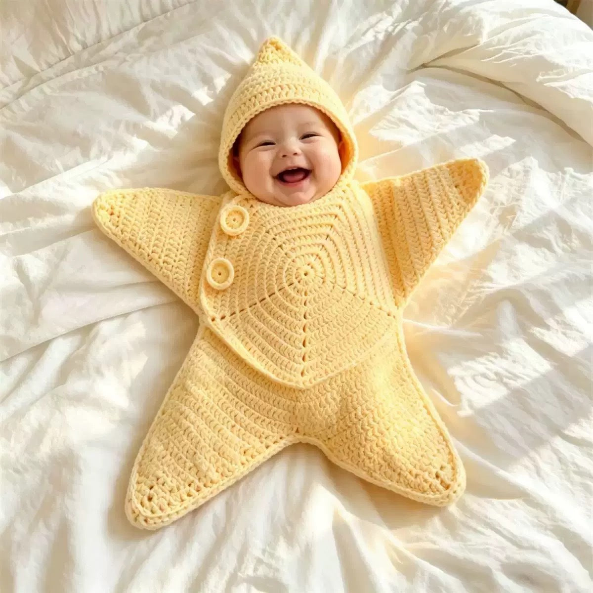 Baby Swaddle Blanket with Hood