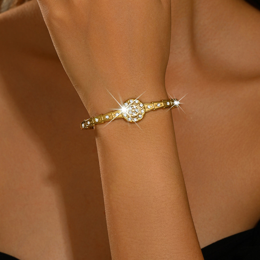 Geometric Cuff Bracelet