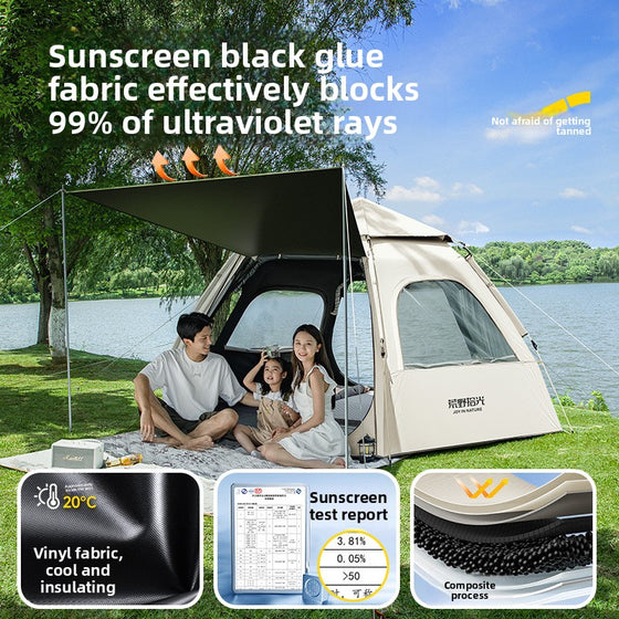 Automatic Pop Up Camping Tent with Sun Protection Camping Shelter & Sleep product image 2