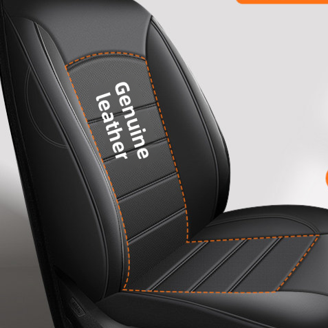Car seat cover - genuine leather for the driver's seat