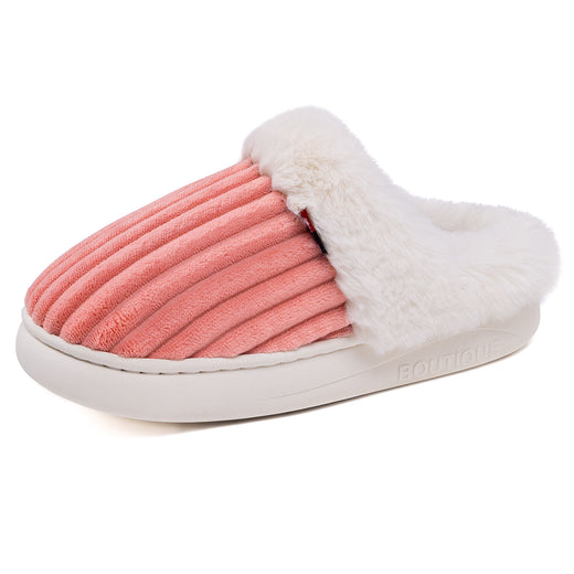Womens Plush Indoor Slippers