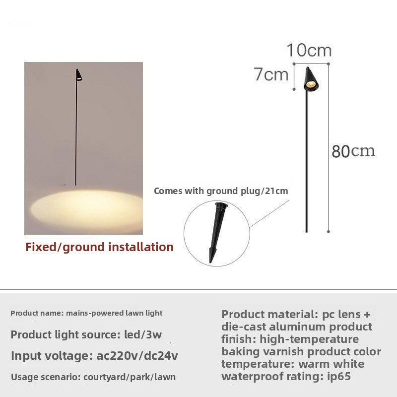 Multi-Head Branch Outdoor Lawn Light