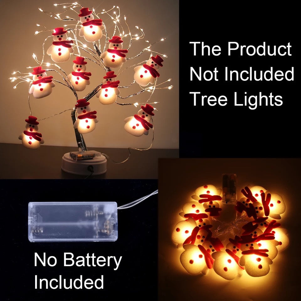 Ragdoll Snowman String Lights