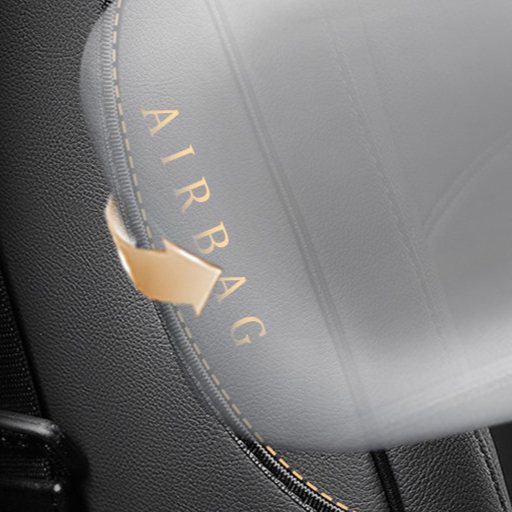 Car seat cover - genuine leather for the driver's seat