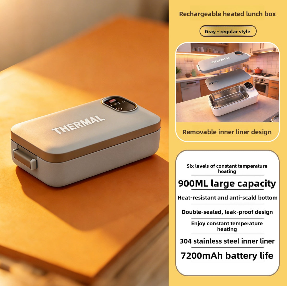 Portable Electric Heating Lunch Box