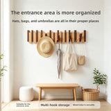 Piano Key Wall Mounted Coat Hooks