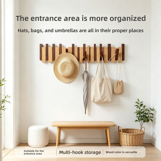 Piano Key Wall Mounted Coat Hooks
