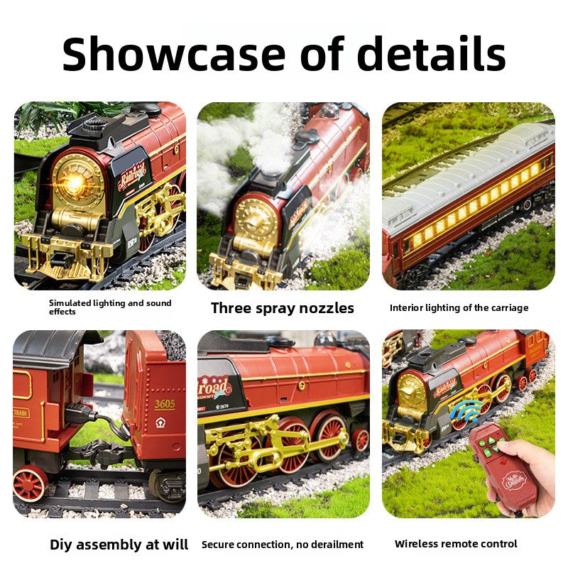 Christmas electric remote control train toy product image 4