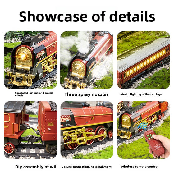 Christmas electric remote control train toy product image 4