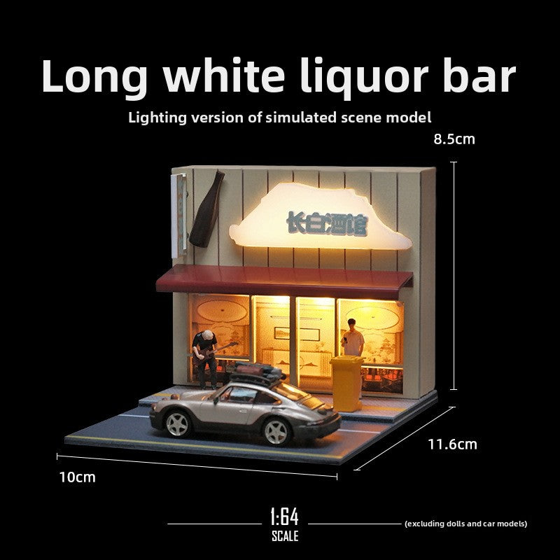 Simulation 1:64 Miniature Building Scene Model with Lights product image 8