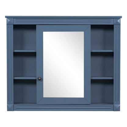 Modern Wall Mounted Bathroom Mirror Storage Cabinet4