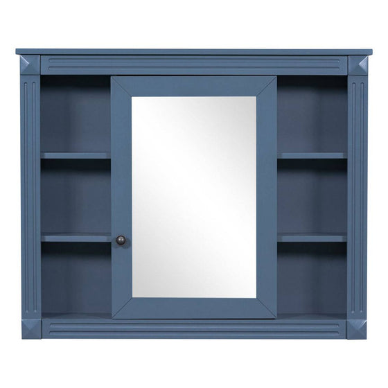 Modern Wall Mounted Bathroom Mirror Storage Cabinet4