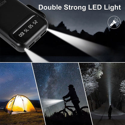 9000000mAh Power Bank Fast USB Charging External Pack