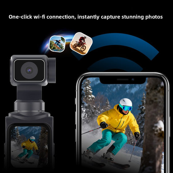 Handheld Gimbal Camera with HD Video and Face Tracking Camera & Photography product image 2