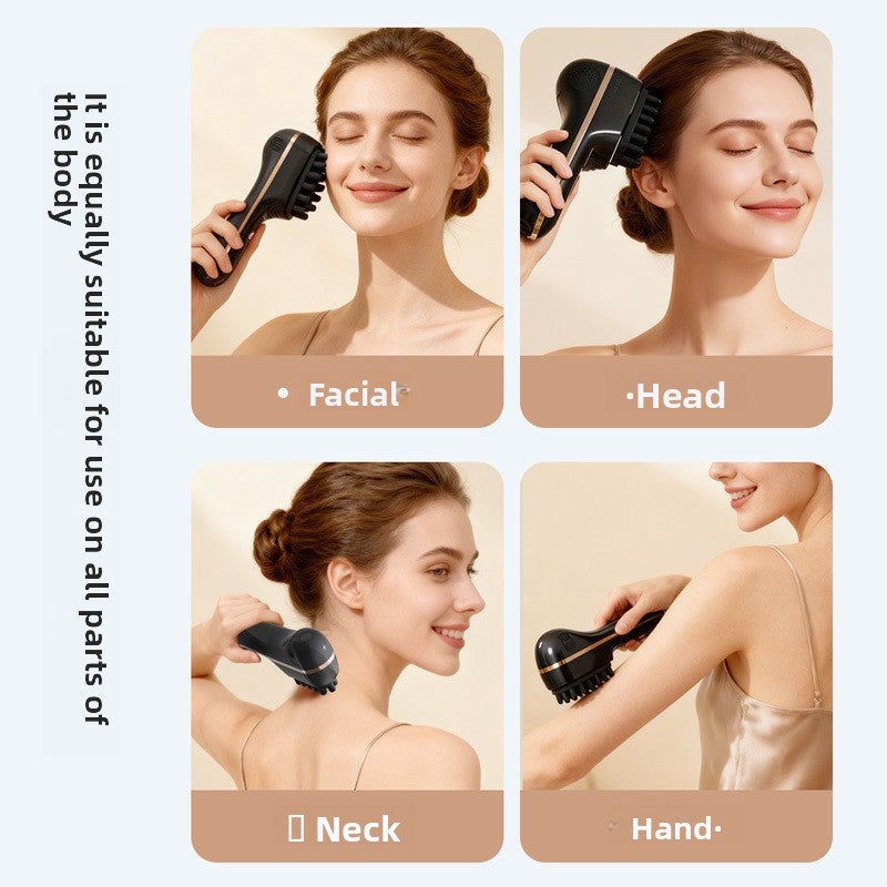 Rechargeable Vibrating Massage Comb with 5 Modes for Hair and Scalp Care