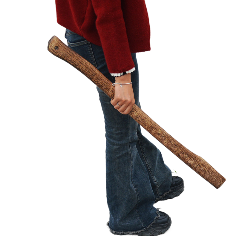 Carbonized Hardwood Axe Handle for Outdoor Use