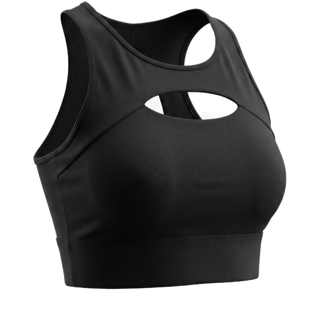 Women's high impact sports bra with hollow-out back and back clasp, photo 5