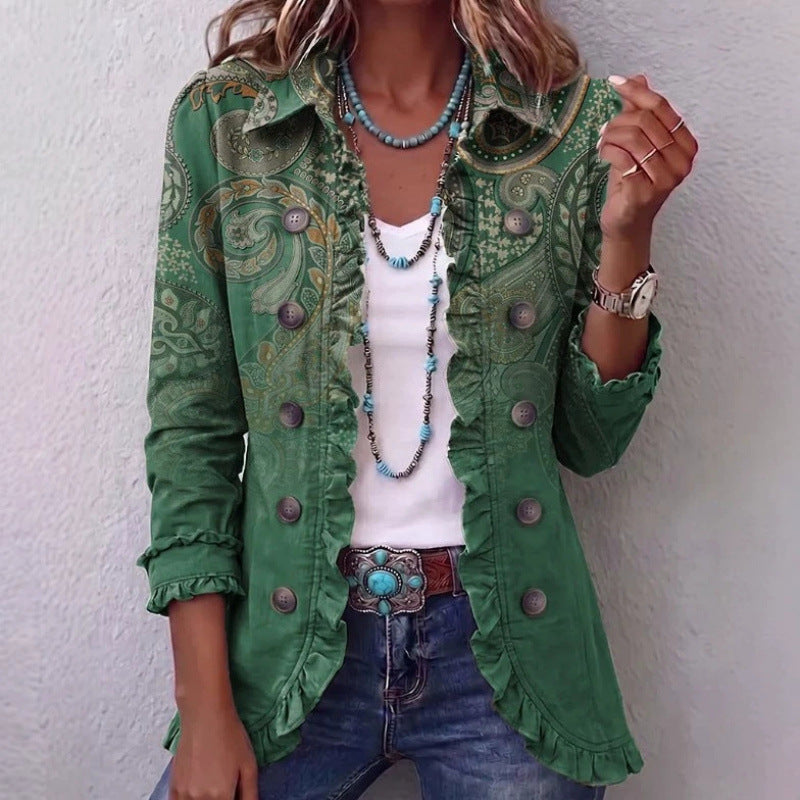 Women's fashionable long-sleeved
