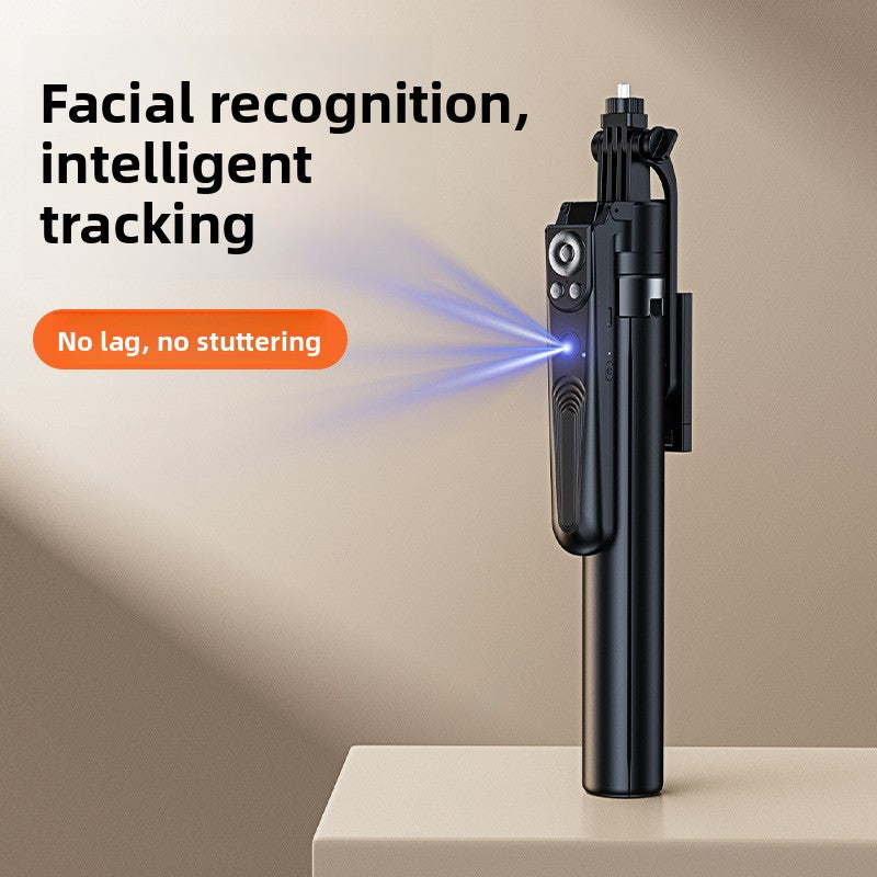 AI Face Tracking Selfie Stick with Bluetooth Remote