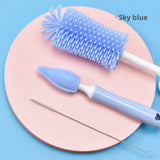 Silicone Baby Bottle Brush Set with 360 Rotation product image 1