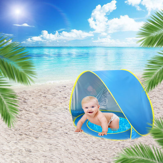 Childrens Baby Beach Sun Shelter Pop Up Tent Camping & Hiking product image 4